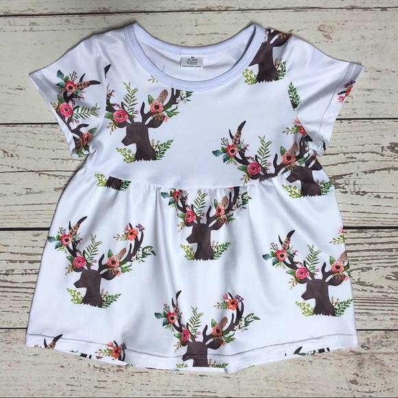 2pc. Deer and Ruffle Shorts Set - Picture 6 of 8